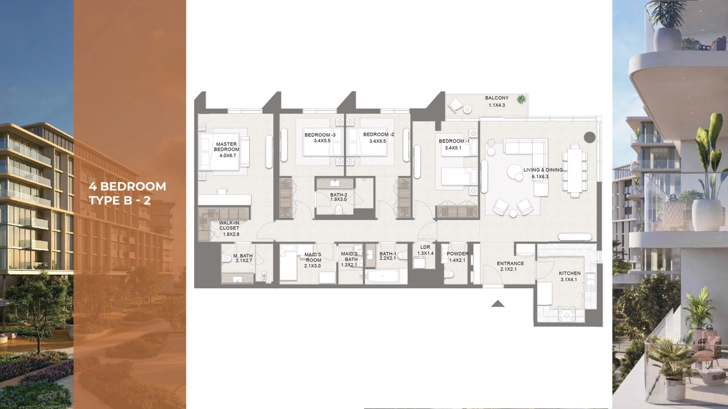 4 BR - Type A